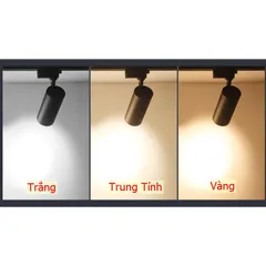 COMBO 3 Đèn 1 Thanh Ray 30W 20W 12W Trang Trí Shop Siêu Sáng, Siêu Bền