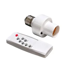 ĐUI ĐÈN ĐIỀU KHIỂN TỪ XA KHÔNG DÂY MÀU TRẮNG CÓ HẸN GIỜ TẮT - ĐUÔI ĐÈN ĐIỀU KHIỂN TỪ XA