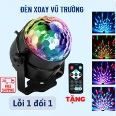 Bóng Đèn Led Sân Khấu Vũ Trường Xoay 7 Màu, Hàng chất lượng cao