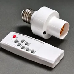 ĐUI ĐÈN ĐIỀU KHIỂN TỪ XA KHÔNG DÂY MÀU TRẮNG CÓ HẸN GIỜ TẮT - ĐUÔI ĐÈN ĐIỀU KHIỂN TỪ XA