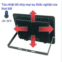 Đèn Pha Led Siêu Sáng Ngoài Trời Chống Nước điện 220V, Tiết Kiệm Điện Năng 100w, 150w, 200w BH 1 năm