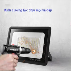 Đèn Pha Led Siêu Sáng Ngoài Trời Chống Nước điện 220V, Tiết Kiệm Điện Năng 100w, 150w, 200w BH 1 năm