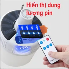Đèn Năng lượng Mặt trời đèn Led tích điện 100w có điều khiển từ xa-V50 - tiếp kiệm chi phí và tiện lợi