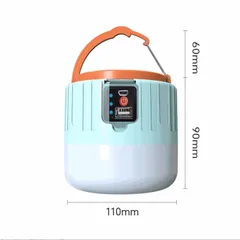 Bóng đèn tích điện 4 cánh có tấm pin năng lượng mặt trời sử dụng từ 6 đến 8 tiếng