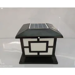 Đèn trụ cổng năng lượng mặt trời, đèn năng lượng mặt trời cỡ 250mm và 200mm