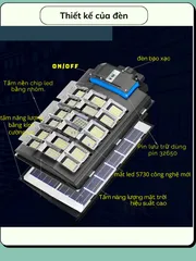 Đèn Năng Lượng Mặt Trời liền thể kép 1200w,1000w, 800w, 700W,400W,300W,Cảm Biến Chuyển Động
