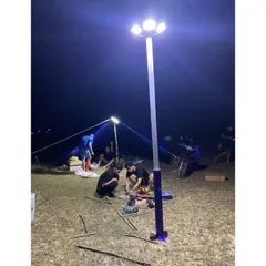 Đèn năng lượng mặt trời sân vườn, công viên UFO công suất 500W siêu sáng chống nước IP66