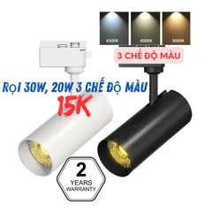 ĐÈN RỌI ray, đèn led rọi  7W/12w/20w/30W  bảo hành đổi mới 12 tháng Led Thắng Trang