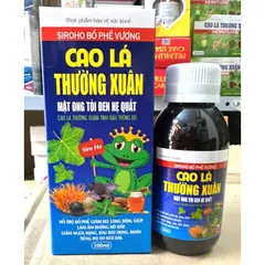 Siroho Bổ Phế Vương – Siro Mật Ong Tỏi Đen Hẹ Quất Lá Thường Xuân, Hỗ Trợ Giảm Ho, Dịu Họng