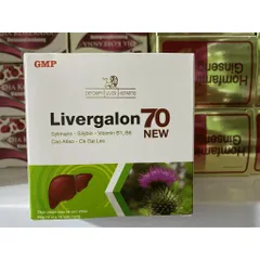 LIVERGALON 70 new Hỗ trợ tăng cường chức năng gan, giải độc gan (100 viên) 