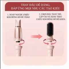 [5 trong 1] Máy Uốn Tóc Tự Động 32mm Ion Âm | Uốn Lọn To, Sóng Bồng Bềnh, Giữ Nếp Lâu