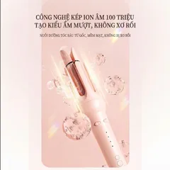 [5 trong 1] Máy Uốn Tóc Tự Động 32mm Ion Âm | Uốn Lọn To, Sóng Bồng Bềnh, Giữ Nếp Lâu