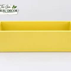 【D50-R25-C25】 chậu nhựa composite chữ nhật.chậu trồng cây ban công.chậu trồng cây siêu nhẹ
