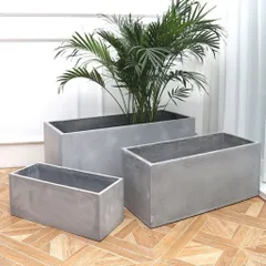 chậu nhựa composite chữ nhật (chậu gỗ nhựa PVC).D100-R25-C25.chậu trồng cây ban công, sân vườn.chậu siêu nhẹ,bền, đẹp