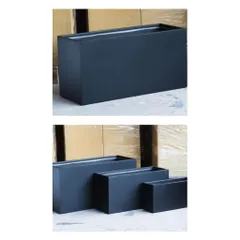 chậu nhựa Composite chữ nhật.chậu trồng cây ban công chống nắng chống nước độ bền cao