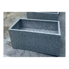 chậu nhựa Composite chữ nhật.chậu trồng cây chống nắng chống nước độ bền  cao