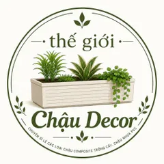 Chậu nhựa composite kích thước 30x30x30 thích hợp trồng cây ban công, sân vườn độ bền cao
