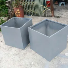 Chậu nhựa composite kích thước 30x30x30 ,40×40×40,50×50×50  trồng cây ban công, sân vườn độ bền cao