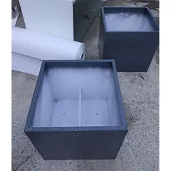 chậu nhựa Composite chữ nhật.chậu trồng cây siêu nhẹ chống nắng chống nước độ bền cao