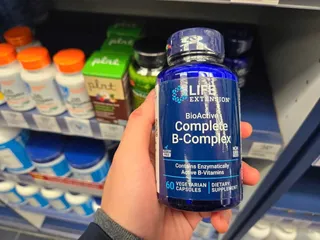 Life Extension BioActive Complete B-Complex 60 Viên Nang Chay Vitamin B Phức Hợp USA