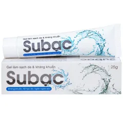 Gel Su Bạc làm sạch da, kháng khuẩn, ngăn ngừa sẹo tuýp 25g