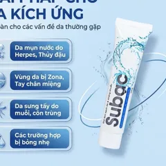 Gel Su Bạc làm sạch da, kháng khuẩn, ngăn ngừa sẹo tuýp 25g