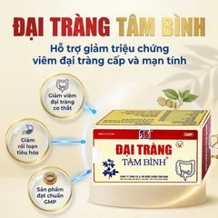 Viên giảm viêm đại tràng cấp và mãn tính Đại Tràng Tâm Bình (5 vỉ x 12 viên) 858828