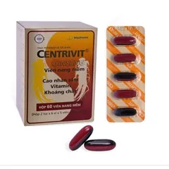 Viên nang mềm CENTRIVIT Softcaps hộp 60 viên bổ sung vitamin cho người suy nhược