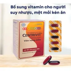 Viên nang mềm CENTRIVIT Softcaps hộp 60 viên bổ sung vitamin cho người suy nhược