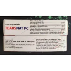 Dung dịch nhỏ mắt Tearsnat PC 12ml - Giúp làm giảm các triệu chứng như khô mắt, mỏi mắt