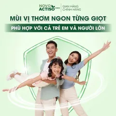 Ống uống bổ gan NovoActiso - Hỗ trợ cải thiện chức năng gan, phù hợp cho người có chức năng gan kém