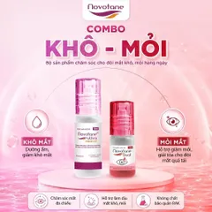 [COMBO KHÔ - MỎI] Bộ đôi chăm sóc hàng ngày hỗ trợ giảm khô mỏi & cải thiện điều tiết cho mắt sử dụng TBĐT/lens/lens cận
