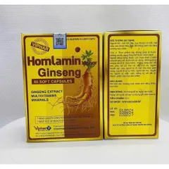 Viên nang Viphar Homlamin Ginseng 60 viên nang mềm chiết xuất nhân sâm