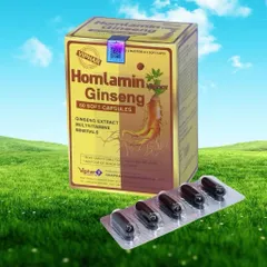 Viên nang Viphar Homlamin Ginseng 60 viên nang mềm chiết xuất nhân sâm