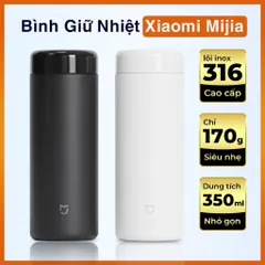 Bình Giữ Nhiệt XIAOMI Mijia 350ml MJKDB01PL, chất liệu ruột inox 316 , siêu nhẹ chỉ 170g
