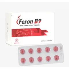 Bổ sung sắt và vitamin Feron B9 Mediphar pro bổ sung khoáng chất