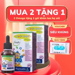 Siro Hỗ Trợ Phát Triển Não Bộ, Tốt Cho Mắt FITOBIMBI OMEGA JUNIOR, Omega Thực Vật Chai 30ml