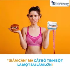 Viên uống giảm cân Chitosan + Chromium Giảm mỡ bụng, giảm hấp thu chất béo, mỡ máu