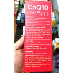 CoQ10 Coenzym Q10 Giúp tăng cường sức khỏe tim mạch