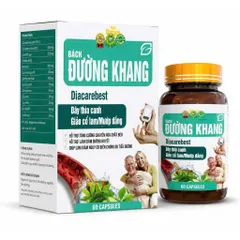 Bách Đường khang Diacarebest giảm đường, giảm mỡ trong máu, cao huyết áp cho người mắc bệnhh tiểu đường viên tiểu dường