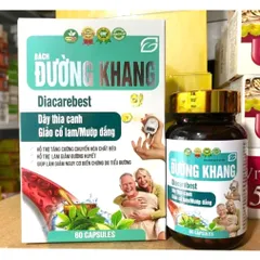 Bách Đường khang Diacarebest giảm đường, giảm mỡ trong máu, cao huyết áp cho người mắc bệnhh tiểu đường viên tiểu dường