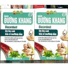 Bách Đường khang Diacarebest giảm đường, giảm mỡ trong máu, cao huyết áp cho người mắc bệnhh tiểu đường viên tiểu dường
