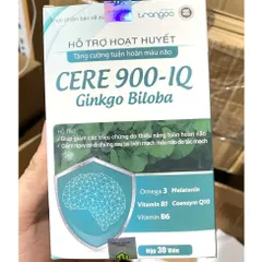 Ginkgo Biloba Care 900 IQ Bổ Sung Dưỡng Chất Cho Não, hoạt huyết dưỡng não viên nang