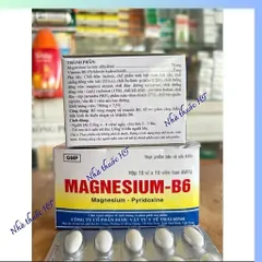 Viên uống Magnesium B6 - Bổ sung Magie và Vitamin B6 giúp giảm căng thẳng, đau đầu, mất ngủ (Hộp 100 viên)