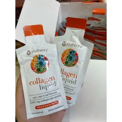 [Chính Hãng] Collagen Nước Youtheory Collagen Liquid Berry Flavor Hộp 30 gói x 30ml - Mỹ 859409