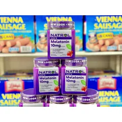 MẪU MỚI 2025 Kẹo dẻo giúp ngủ ngon Melatonin 10mg 90 viên của Natrol Gum