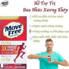 Viên Move Free Joint Health Ultra Type II Collagen + Boron + HA Hộp 75 Viên