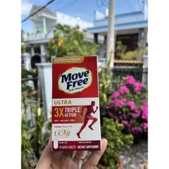 Viên Move Free Joint Health Ultra Type II Collagen + Boron + HA Hộp 75 Viên
