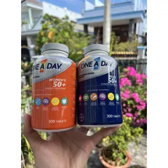 Viên uống One A Day Men's, Women 50+ Multivitamin 300 viên 859438
