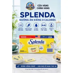 Đường Ăn Kiêng Splenda No Calories Sweetener 1000 gói - date 2028